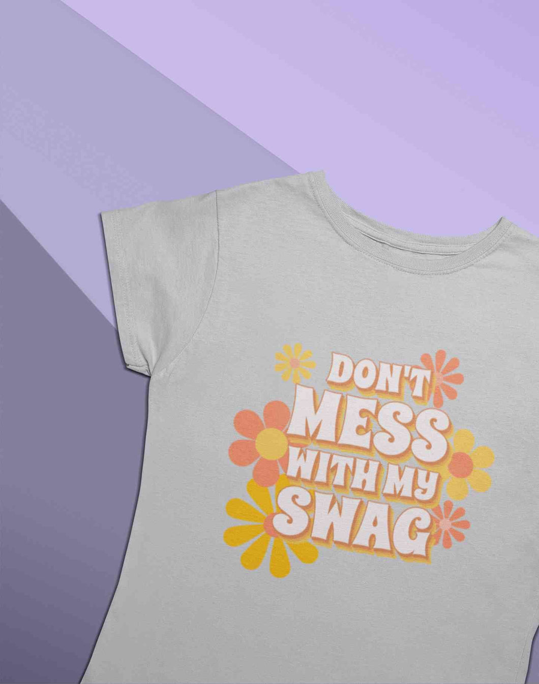 Quotes With Retro Typography Women Half Sleeves T-shirt- KidsFashionVilla