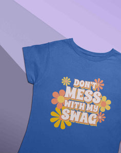 Quotes With Retro Typography Women Half Sleeves T-shirt- KidsFashionVilla
