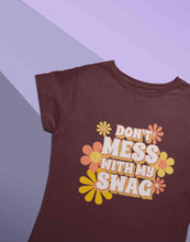 Load image into Gallery viewer, Quotes With Retro Typography Women Half Sleeves T-shirt- KidsFashionVilla
