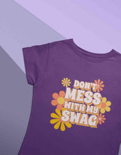 Load image into Gallery viewer, Quotes With Retro Typography Women Half Sleeves T-shirt- KidsFashionVilla
