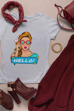 Load image into Gallery viewer, Pop Art Surprised Women Half Sleeves T-shirt- KidsFashionVilla
