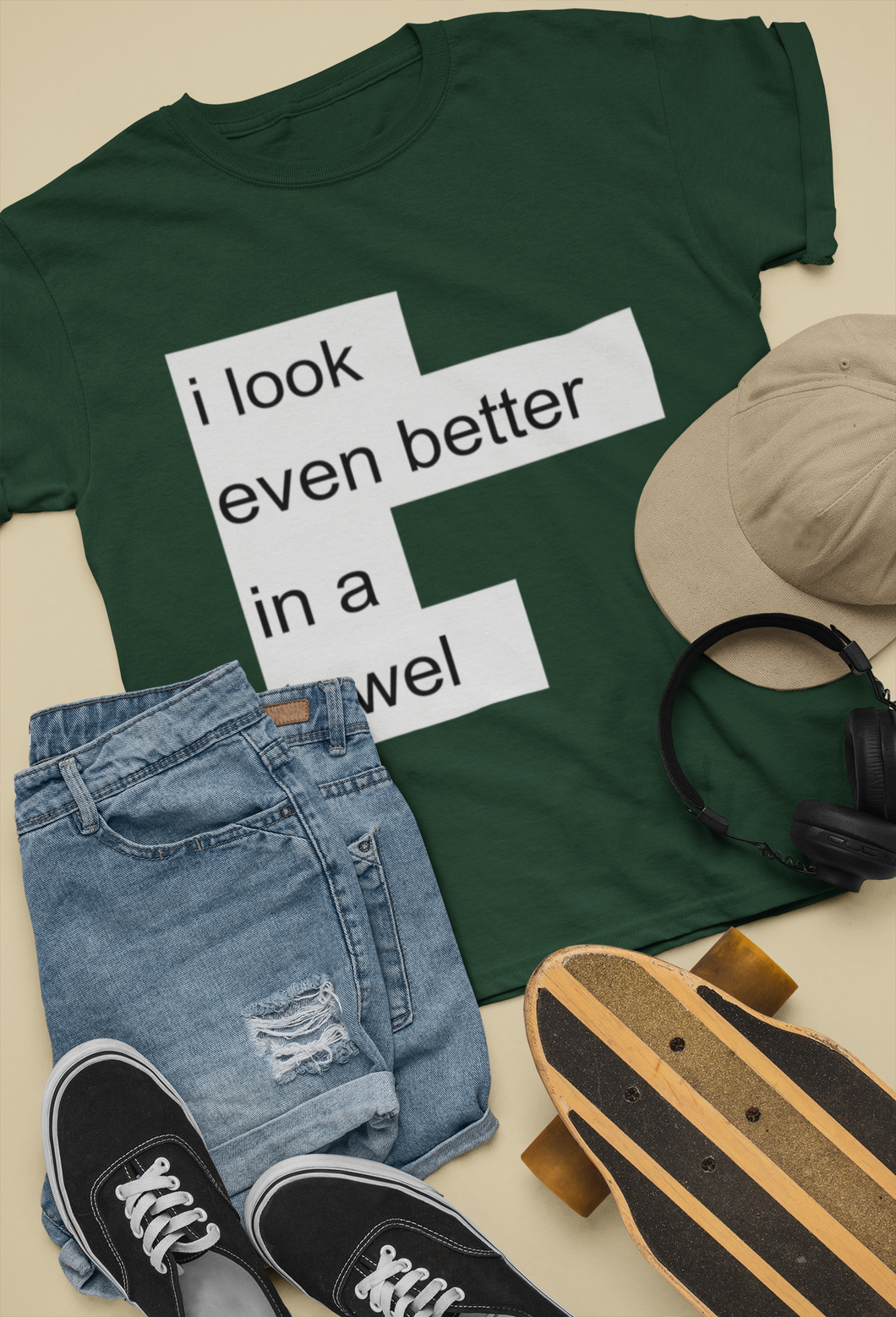 I Look Even Better In A Towel Jacqueline Fernandez Celebrity T-shirt- KidsFashionVilla