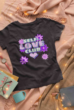 Load image into Gallery viewer, 60s Inspired A Self Love Quote Women Half Sleeves T-shirt- KidsFashionVilla
