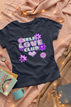 Load image into Gallery viewer, 60s Inspired A Self Love Quote Women Half Sleeves T-shirt- KidsFashionVilla
