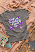 Load image into Gallery viewer, 60s Inspired A Self Love Quote Women Half Sleeves T-shirt- KidsFashionVilla
