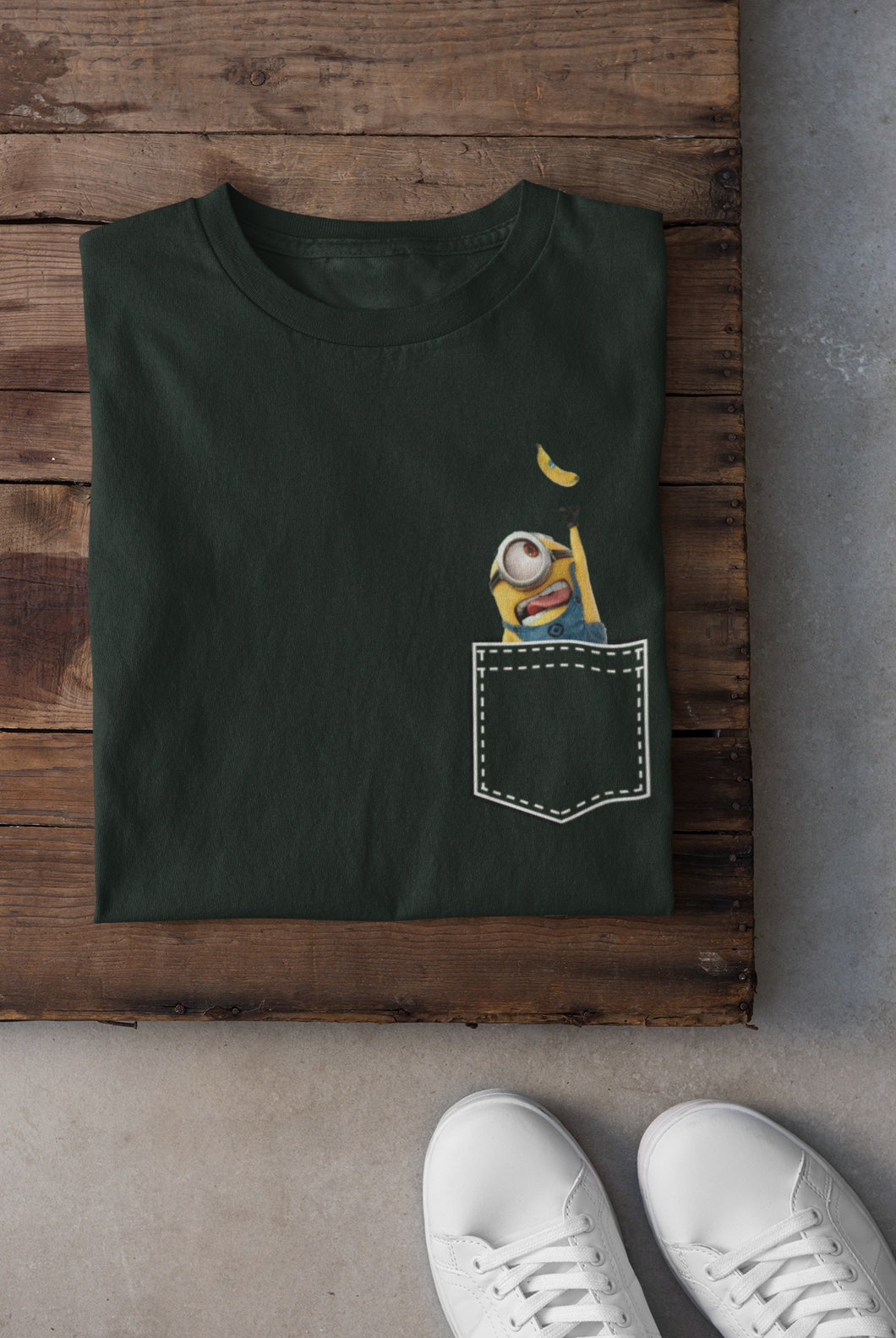 Minions Mens Half Sleeves T-shirt- KidsFashionVilla