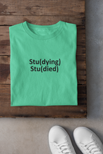 Load image into Gallery viewer, Study Women Half Sleeves T-shirt- KidsFashionVilla
