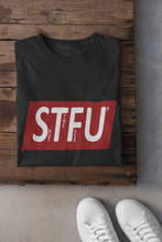 Load image into Gallery viewer, Shut The Fuss Up Women Half Sleeves T-shirt- KidsFashionVilla
