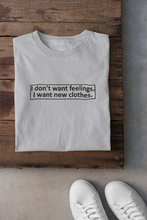 Load image into Gallery viewer, I Want New Clothes Mens Half Sleeves T-shirt- KidsFashionVilla
