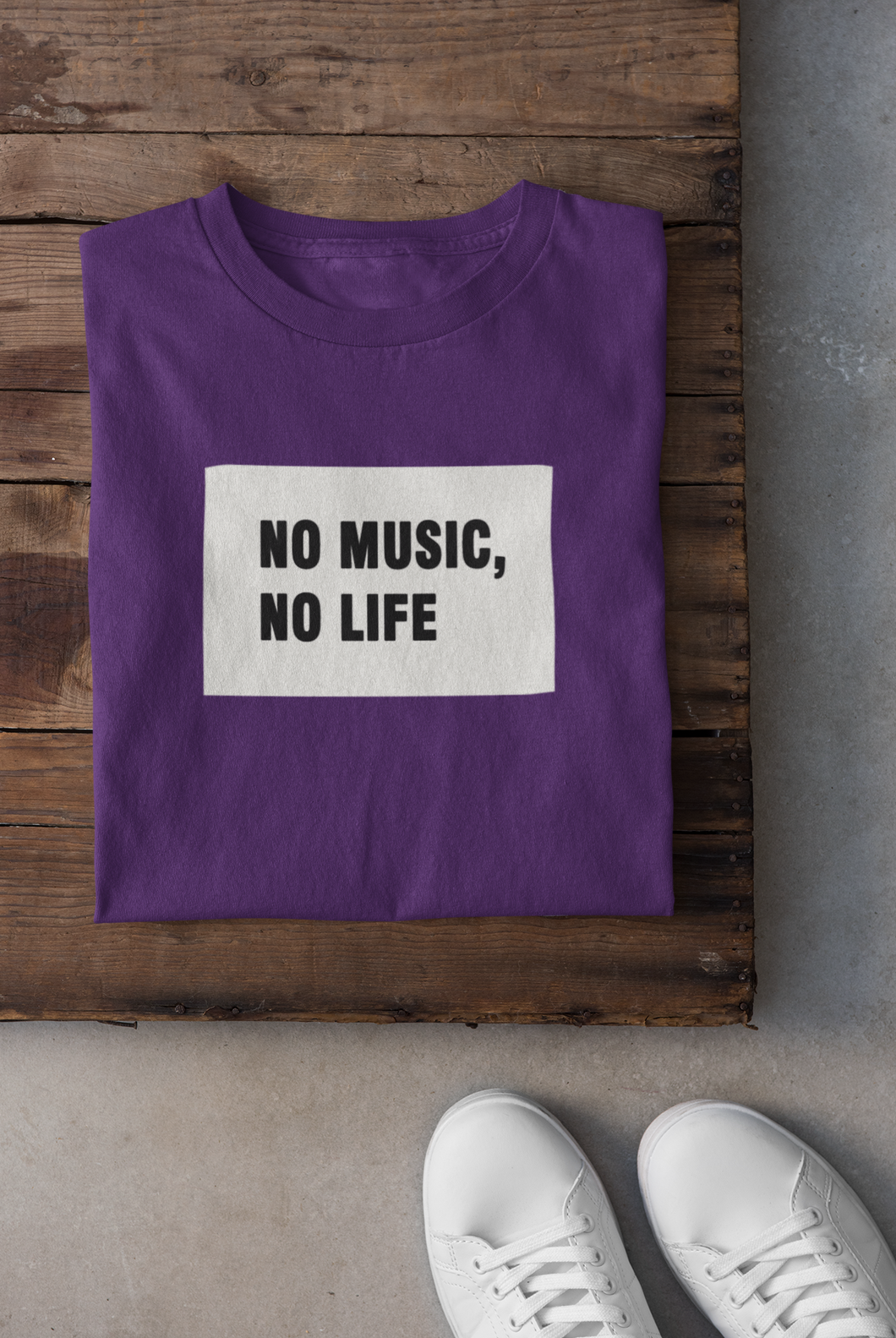 No Music No Life Women Half Sleeves T-shirt- KidsFashionVilla