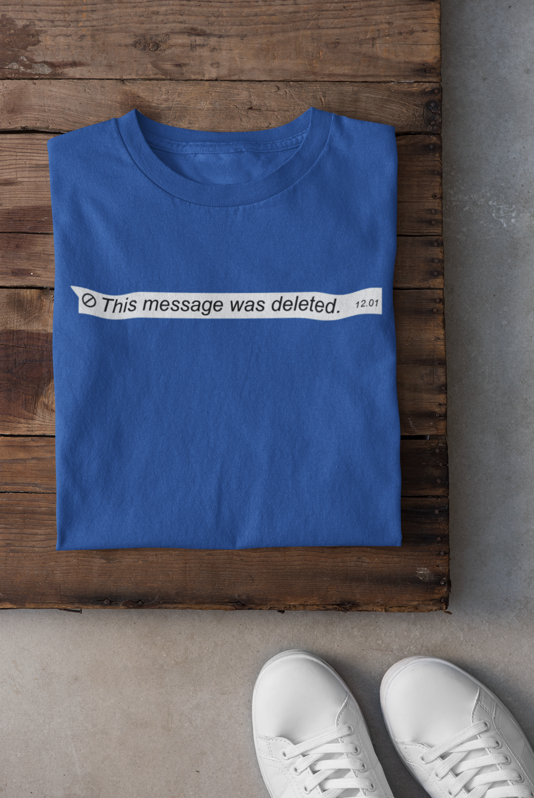 This Message Was Deleted Mens Half Sleeves T-shirt- KidsFashionVilla