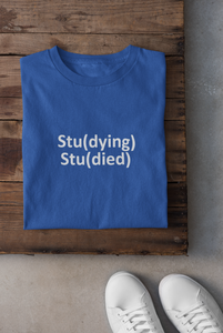 Study Women Half Sleeves T-shirt- KidsFashionVilla