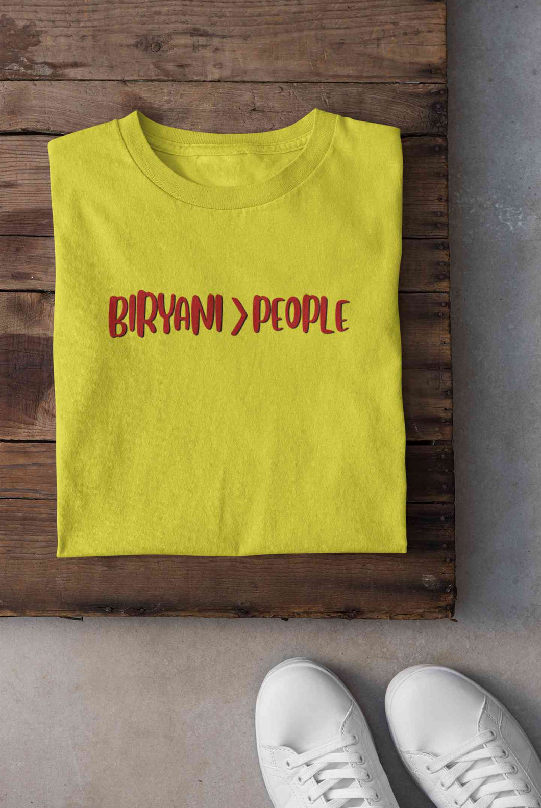 Biryani Food Love Women Half Sleeves T-shirt- KidsFashionVilla