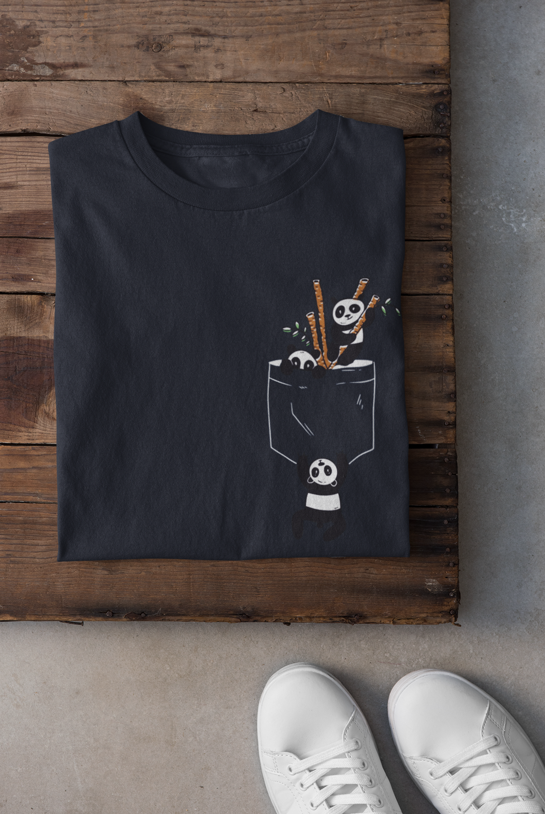 Panda Women Half Sleeves T-shirt- KidsFashionVilla