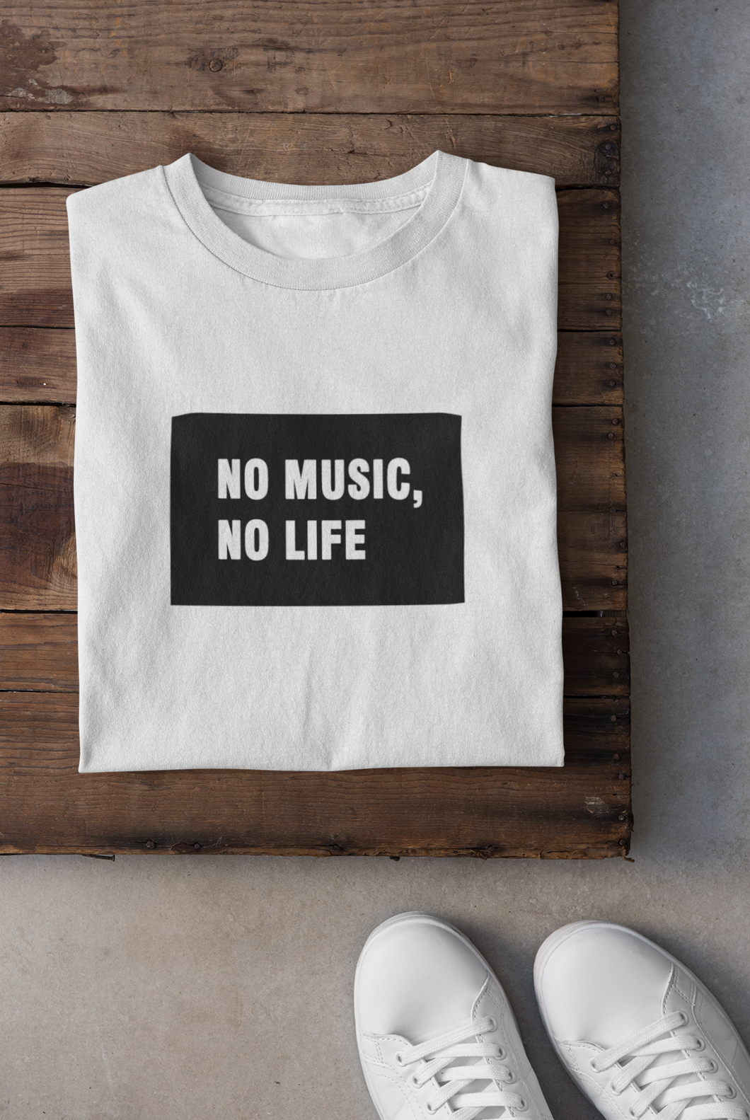 No Music No Life Women Half Sleeves T-shirt- KidsFashionVilla