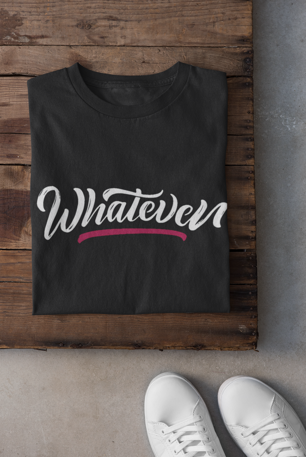 Whatever Women Half Sleeves T-shirt- KidsFashionVilla