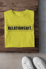 Load image into Gallery viewer, Relation shit Mens Half Sleeves T-shirt- KidsFashionVilla
