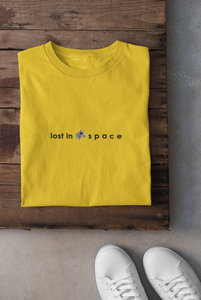 Lost in space Minimal Women Half Sleeves T-shirt- KidsFashionVilla