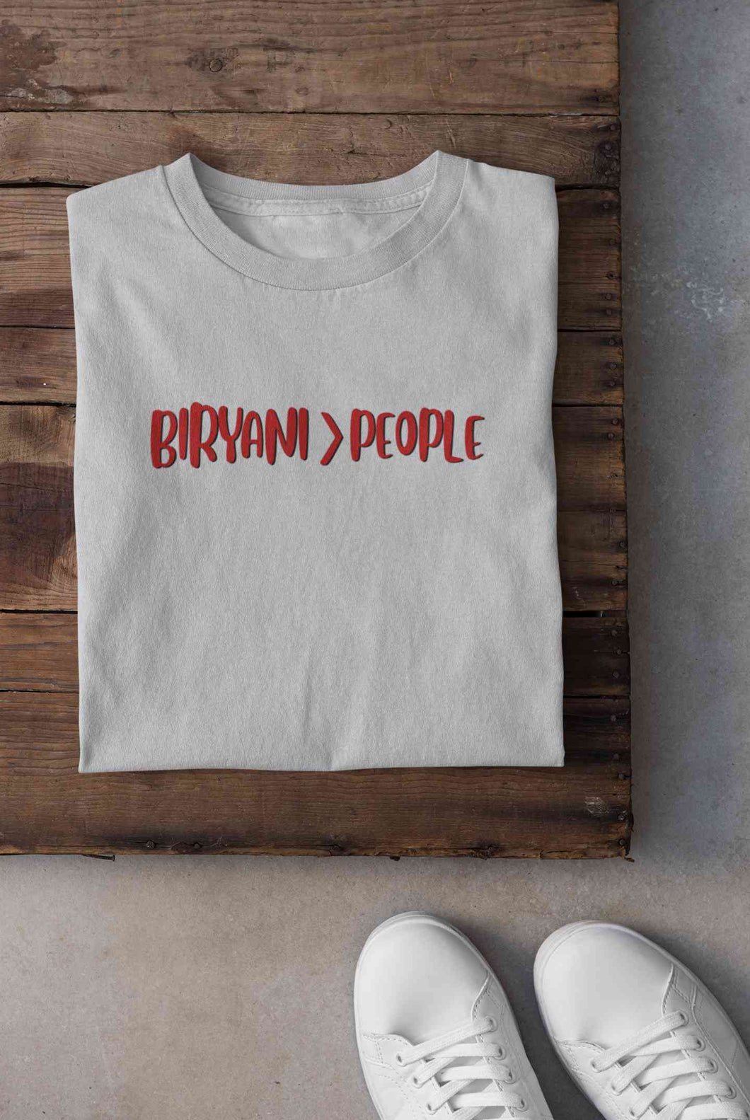 Biryani Food Love Women Half Sleeves T-shirt- KidsFashionVilla
