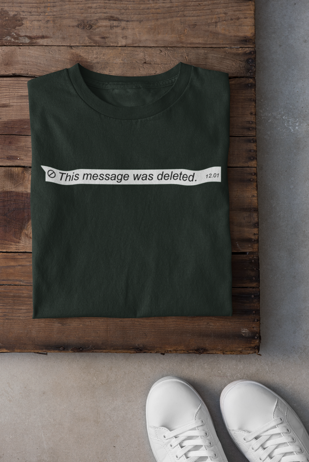 This Message Was Deleted Women Half Sleeves T-shirt- KidsFashionVilla
