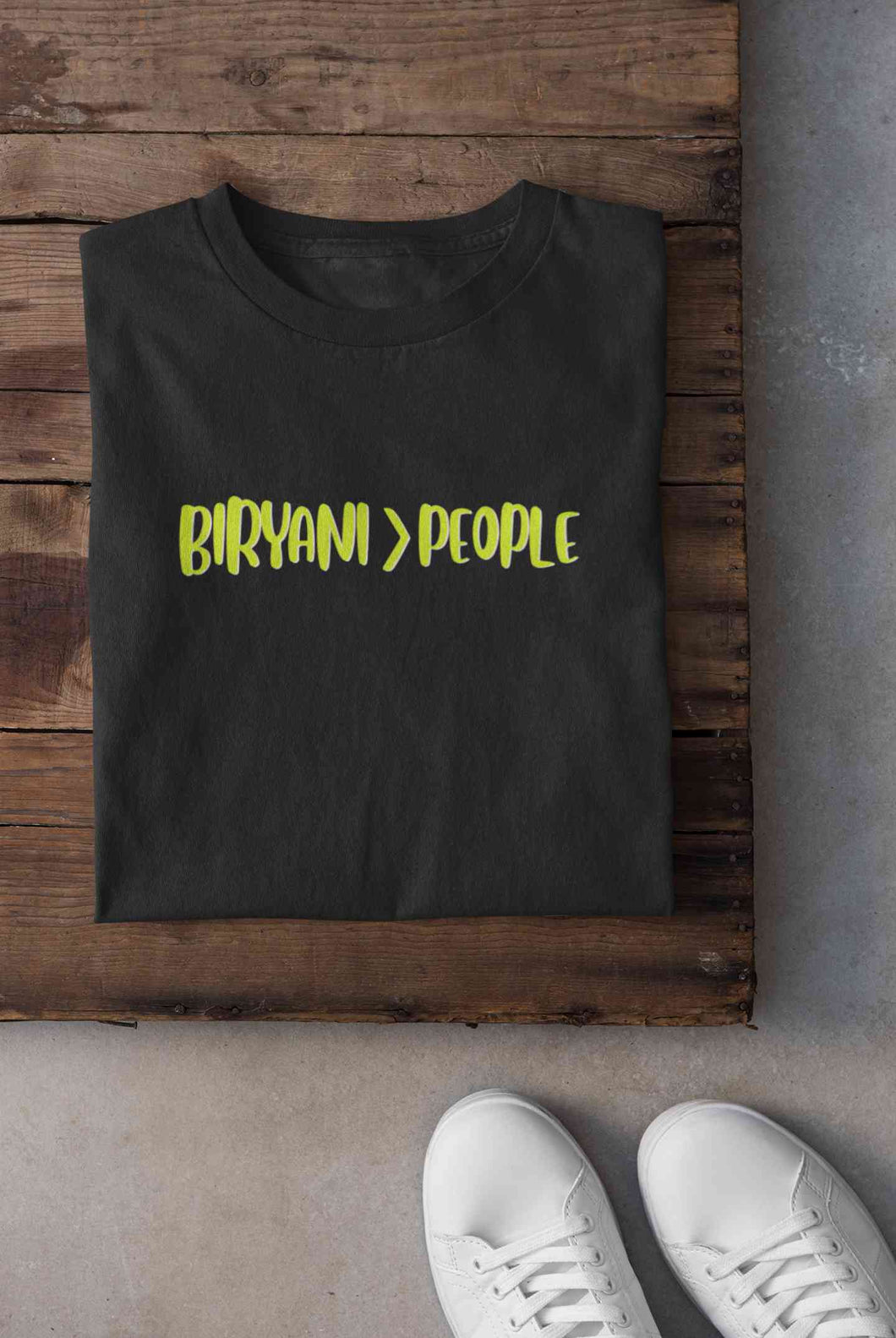 Biryani Food Love Mens Half Sleeves T-shirt- KidsFashionVilla