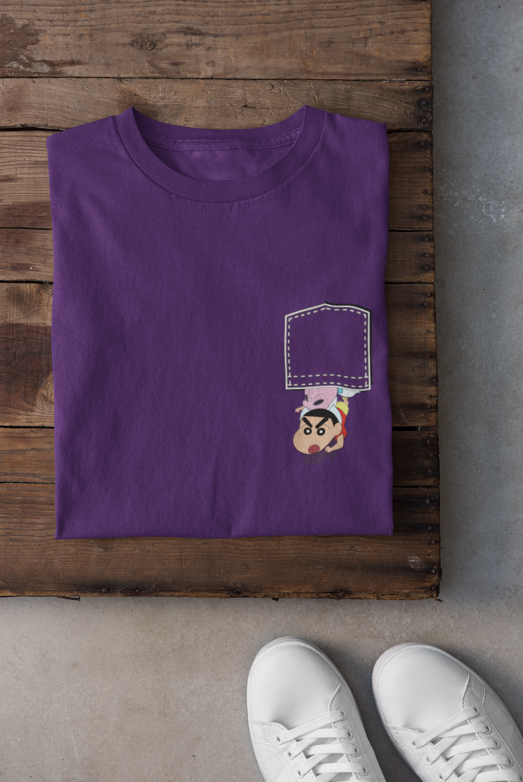 Shin Chan Women Half Sleeves T-shirt- KidsFashionVilla