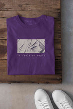 Load image into Gallery viewer, I feel So Empty Sad Manga Anime Theme Mens Half Sleeves T-shirt- KidsFashionVilla
