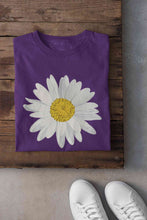 Load image into Gallery viewer, Cute Daisy Minimal Nature Cute Flower Graphic Women Half Sleeves T-shirt- KidsFashionVilla
