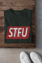 Load image into Gallery viewer, Shut The Fuss Up Women Half Sleeves T-shirt- KidsFashionVilla
