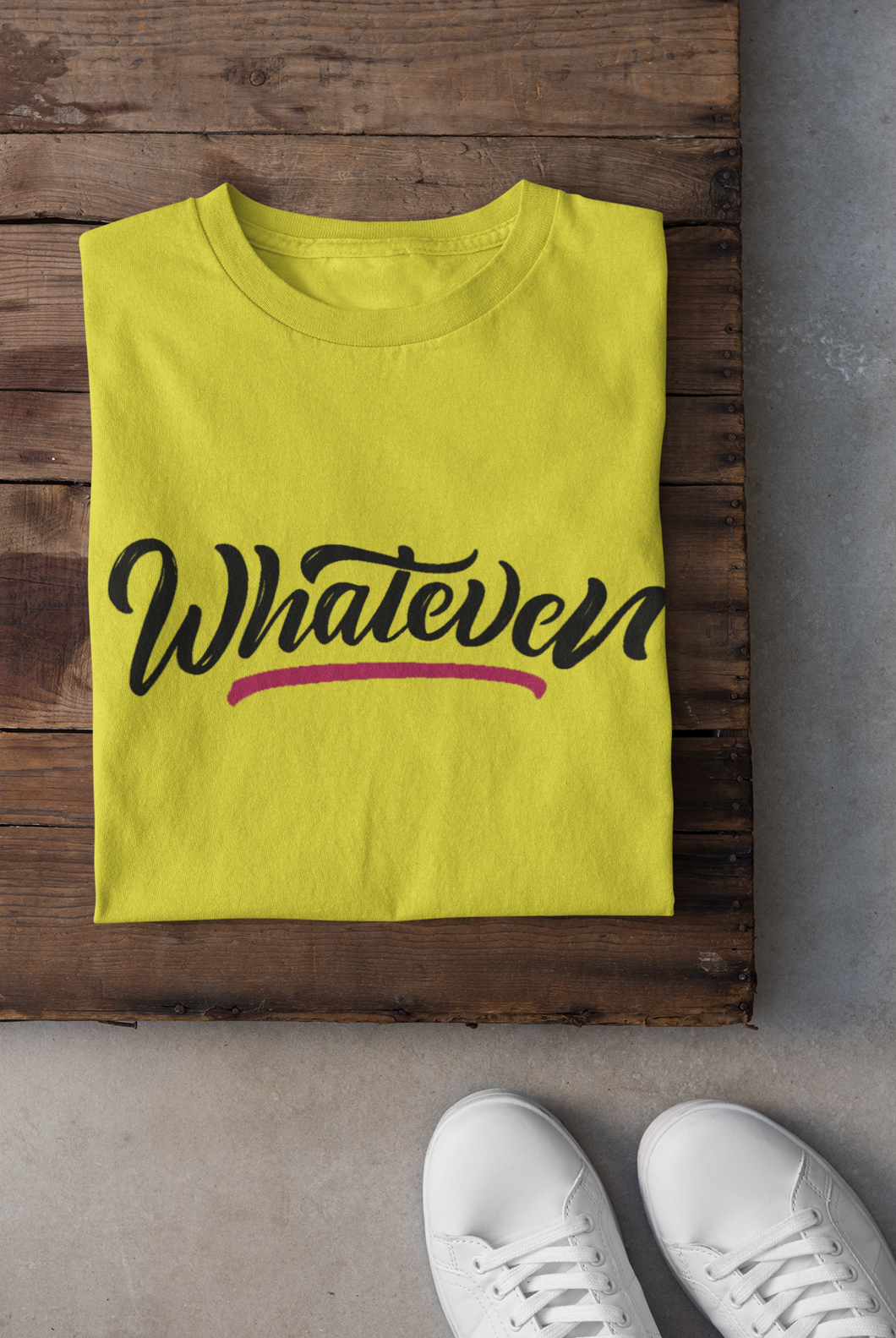 Whatever Women Half Sleeves T-shirt- KidsFashionVilla