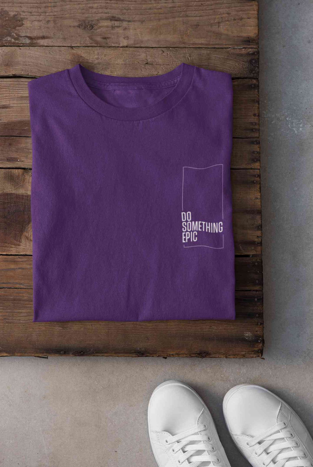 Do Something Epic Side Pocket Women Half Sleeves T-shirt- KidsFashionVilla