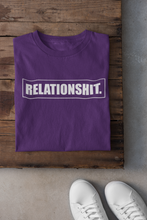 Load image into Gallery viewer, Relation shit Women Half Sleeves T-shirt- KidsFashionVilla
