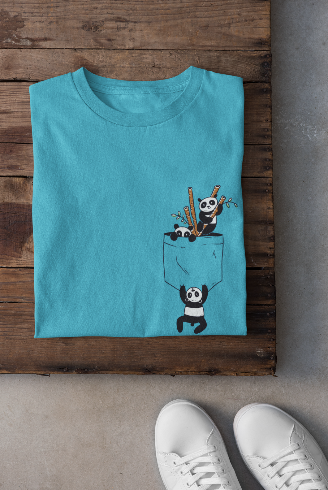 Panda Women Half Sleeves T-shirt- KidsFashionVilla