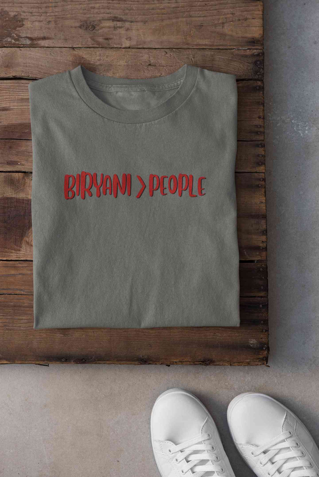Biryani Food Love Women Half Sleeves T-shirt- KidsFashionVilla
