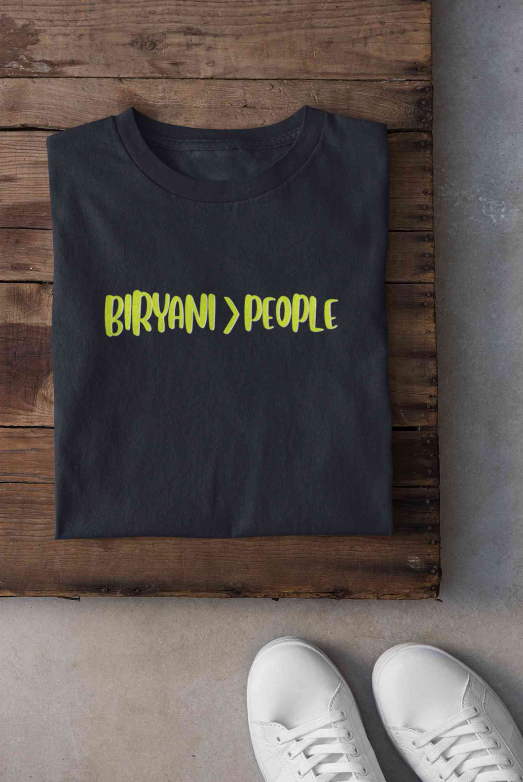 Biryani Food Love Women Half Sleeves T-shirt- KidsFashionVilla