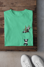 Load image into Gallery viewer, Panda Women Half Sleeves T-shirt- KidsFashionVilla
