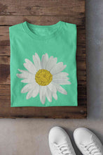 Load image into Gallery viewer, Cute Daisy Minimal Nature Cute Flower Graphic Women Half Sleeves T-shirt- KidsFashionVilla
