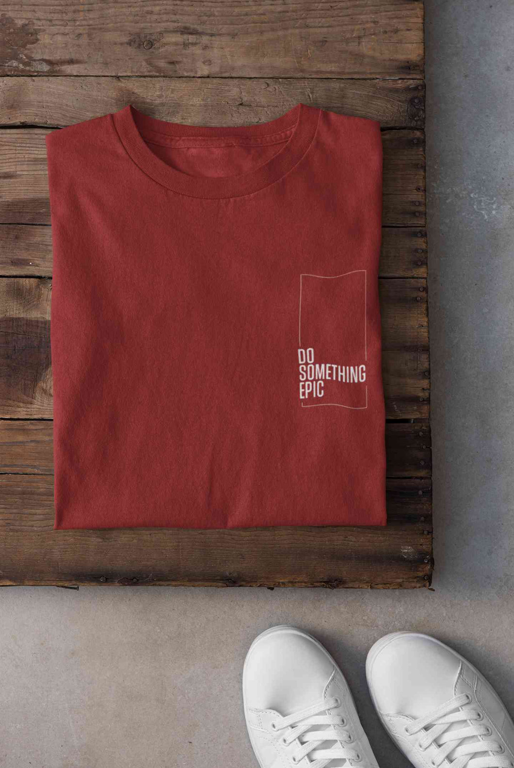 Do Something Epic Side Pocket Women Half Sleeves T-shirt- KidsFashionVilla