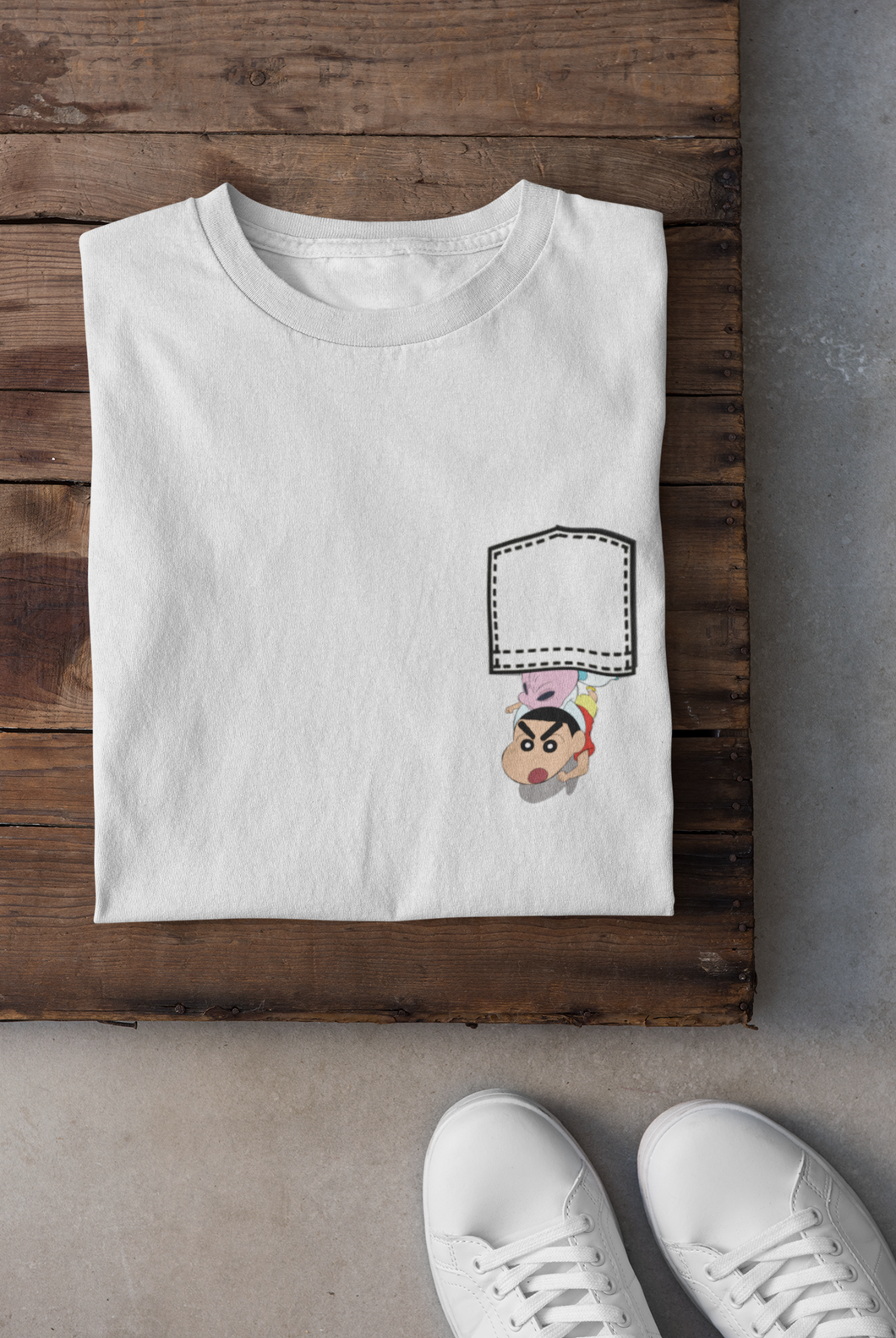 Shin Chan Women Half Sleeves T-shirt- KidsFashionVilla