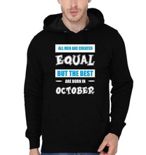 Load image into Gallery viewer, FunkyTradition All Men Are Created Equal But The Best in October Black Hoodies Clothing FunkyTradition
