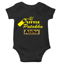 Load image into Gallery viewer, Customize Name Little Dhamaka Rompers for Baby Girl- KidsFashionVilla
