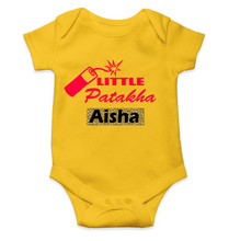 Load image into Gallery viewer, Customize Name Little Dhamaka Rompers for Baby Girl- KidsFashionVilla

