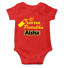 Load image into Gallery viewer, Customize Name Little Dhamaka Rompers for Baby Girl- KidsFashionVilla
