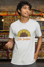 Load image into Gallery viewer, Hello Sunshine Mens Half Sleeves T-shirt- KidsFashionVilla
