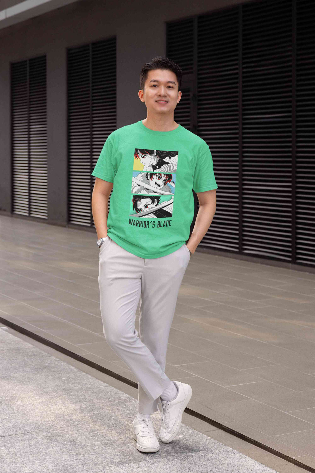 Anime Sequence Inspired By Demon Slayer Mens Half Sleeves T-shirt- KidsFashionVilla