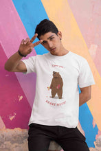 Load image into Gallery viewer, I Love You Beary Much Mens Half Sleeves T-shirt- KidsFashionVilla

