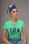 Life Women Half Sleeves T-shirt- KidsFashionVilla