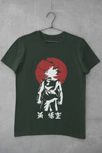 Load image into Gallery viewer, Goku Sun Anime Mens Half Sleeves T-shirt- FunkyTeesClub - Funky Tees Club
