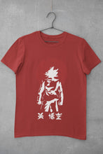 Load image into Gallery viewer, Goku Sun Anime Women Half Sleeves T-shirt- FunkyTeesClub - Funky Tees Club
