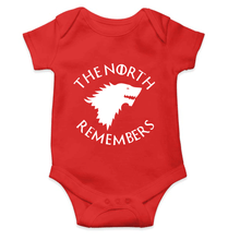 Load image into Gallery viewer, GOT Game Of Thrones North Remembers Rompers for Baby Boy- FunkyTradition FunkyTradition
